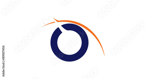 Abstract Eye Logo Design Concept Vision Symbol.