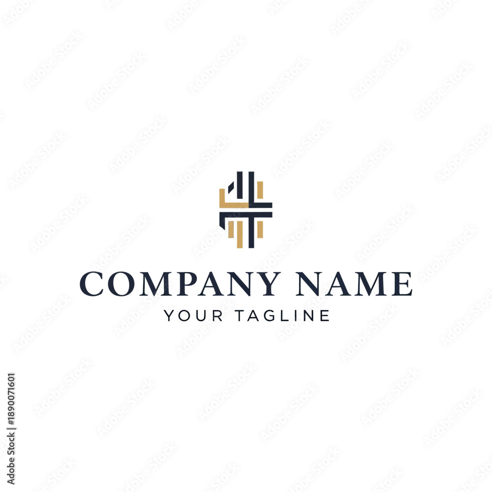 Obraz premium Modern Company Logo Design Template Placeholder.