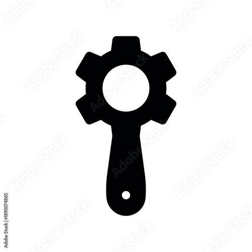 Handheld Settings Tool Gear Icon