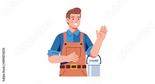 Sad schoolboy with backpack and school supplies