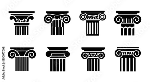 Classic architectural column capitals: iconic period designs and styles