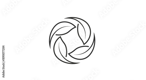 Simple Camera Shutter Icon Design Element.