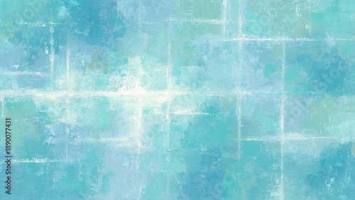 青系抽象ペイント背景 テクスチャ調アート素材