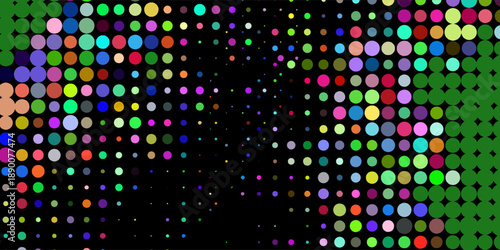 Light BLUE vector layout with circle shapes. Blurred decorative design in abstract style with bubbles. Template for your brand book.