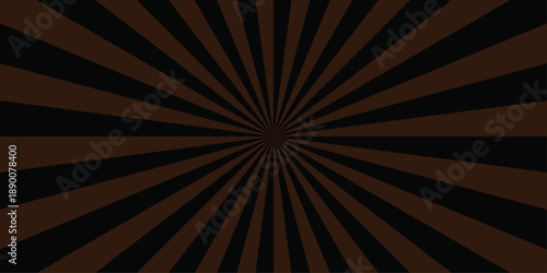 Retro vintage grunge black and white radial burst sunburst ray pattern. Sunburst vector copyspace background. Vintage sunrays illustration swirl line. Abstract circuses, stripe background design.