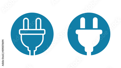 Two simple toilet icons isolated on transparent background
