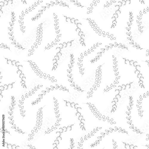 Plant Branches with Leaves