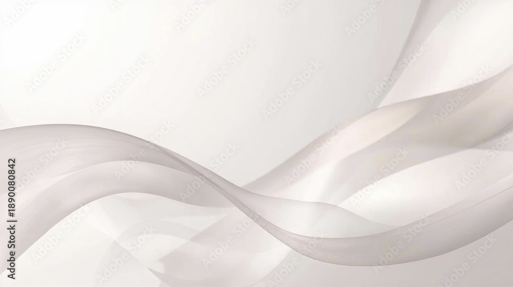 custom made wallpaper toronto digitalSoft, flowing abstract background with gentle curves and light tones, creating serene and calming atmosphere