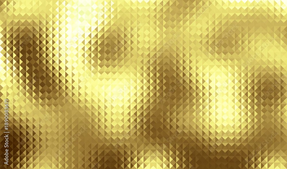 Fototapeta premium Vector iridescent gold holographic chrome foil vaporwave background texture vector pattern. Trendy pearlescent pastel rainbow prism effect. Corrugated ribbed privacy