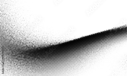 Fluid halftone shapes, abstract liquid stipple forms, black splatter shadows isolated on white. Vector design element on overlay transparent background.