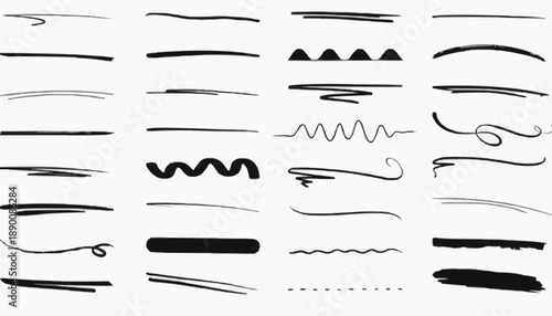 set of hand drawn vector drawing pins