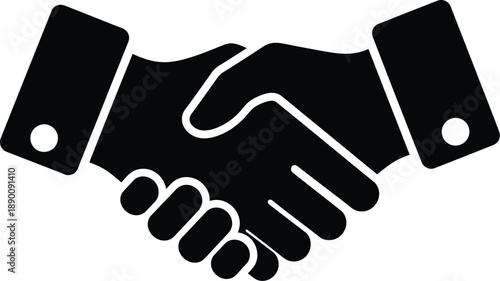 Two hands shaking, agreement successful deal
partnership collaboration. Handshake greeting, meeting trust or success in business