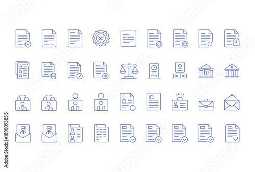 Business Icons Set for Web and Mobile Applications