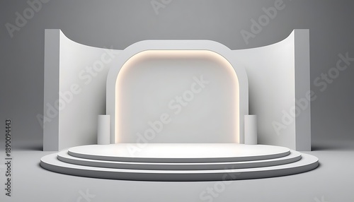 Wallpaper Mural empty white room Torontodigital.ca