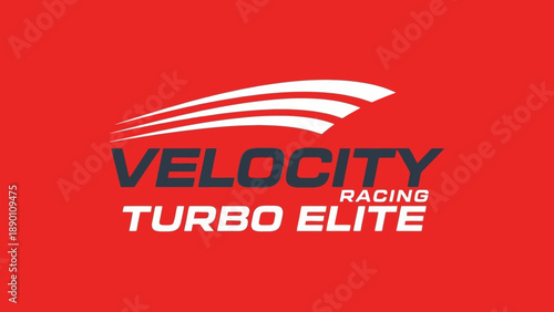 Velocity Racing Turbo Elite Logo Design.