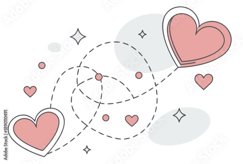 Love Emotion Abstract Illustration Minimal Vector (3)