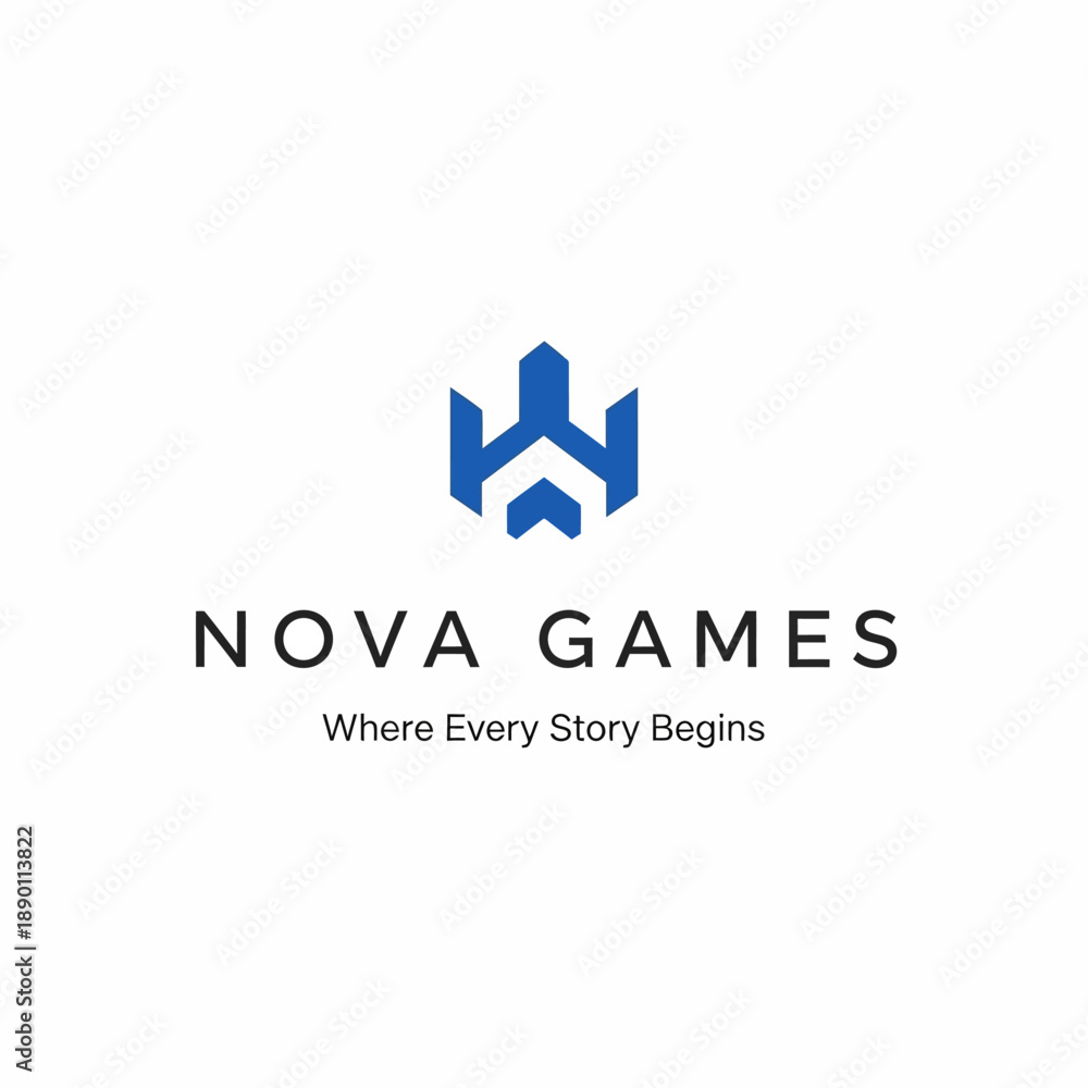 Obraz premium Nova Games Logo Design Element.