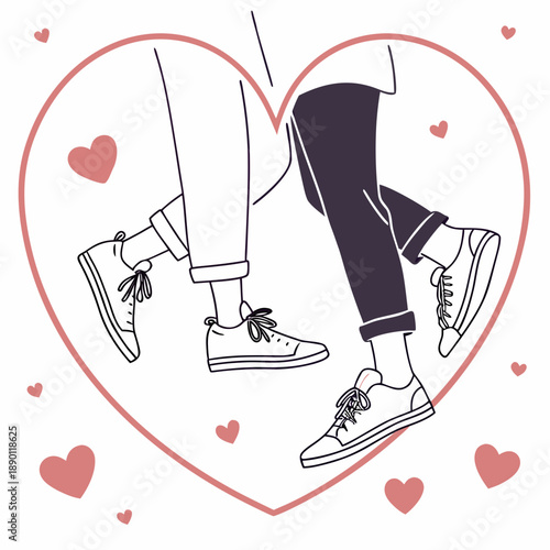 Romantic Affection Concept Illustration Minimal V (1)