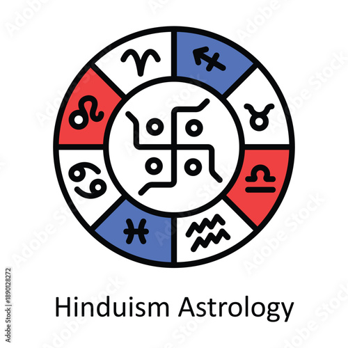 Gemini Filled outline icon style illustration. EPS 10 file