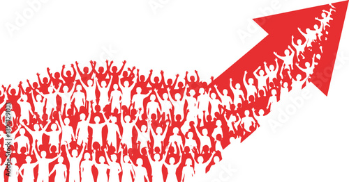 Silhouette of Activists and Protesters Cheering with Megaphone and Blank Signage for Environmental Social Justice Rally Community Demonstration and Public Political Movement Support