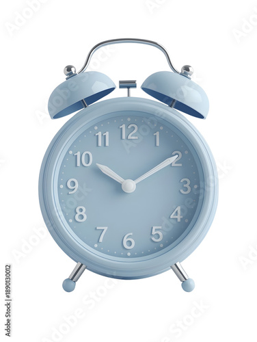 3d blue clock