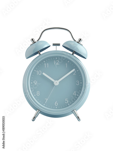 3d blue clock