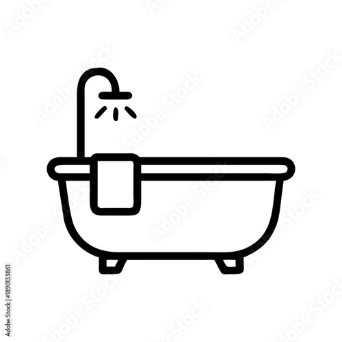 Bathroom renovation, minimalistic style, black and white, graphic design, copy space