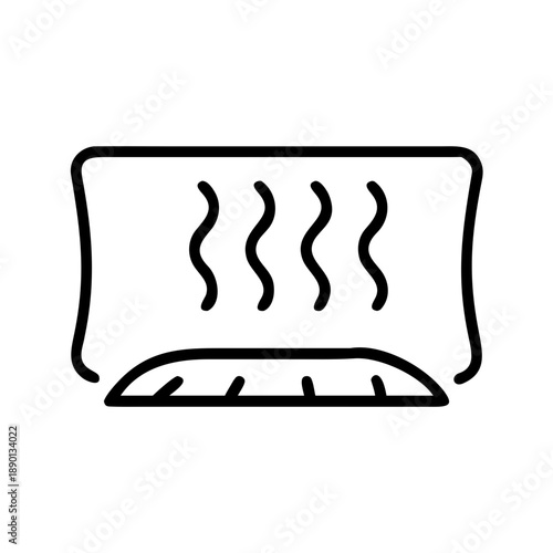 Underfloor heating, minimalistic style, black and white, graphic design, copy space