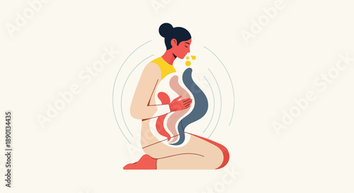 Managing Internal Stress And Maintaining Emotional Control illustration