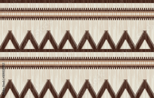 Seamless geometric ethnic pattern. Native American ethnic design, Southwestern decor design for background, curtain, carpet, wallpaper, clothing, wrapping, Batik.