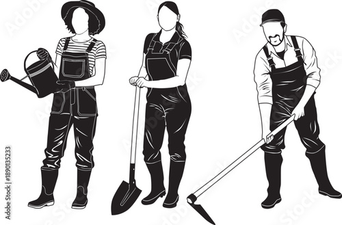 Gardeners are happy and enthusiastic about working