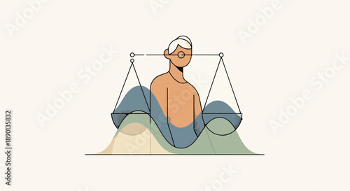 Emotional Recovery Phase And Mental Healing Process illustration