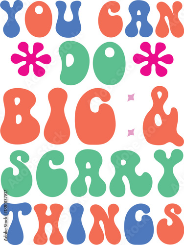 Inspirational Quote Display - Retro Style