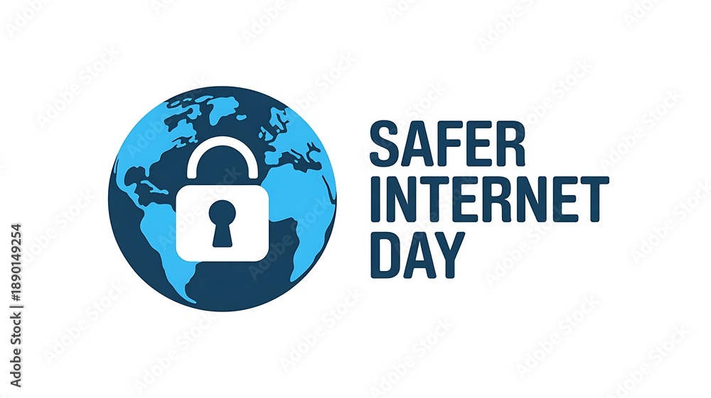 Fototapeta premium Celebrate safer internet day