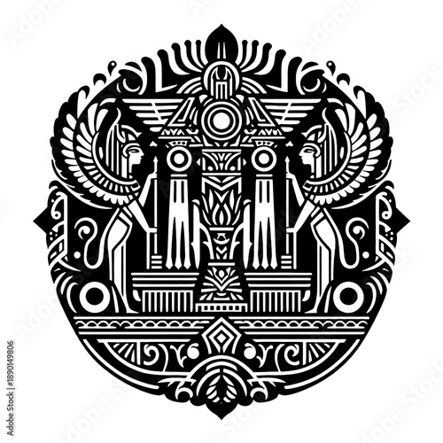 vector illustration of a decorative ornament