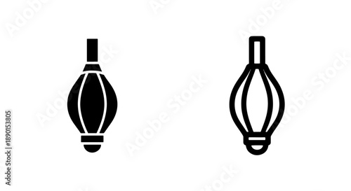 Hand Air Blower Icon for Cleaning and Photography Equipment Usage