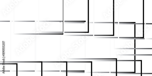 : Abstract background white modern background. Gradient square shape design. Futuristic technology concept. Abstract geometric line square seamless pattern.