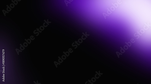 Tableau sur toile Purple lens flare light leak on black background, cinematic violet glow overlay,