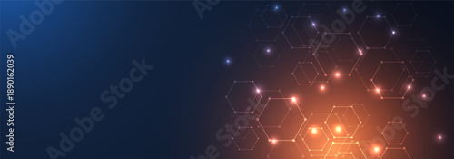 Global network connection website header or banner design. Abstract background with connecting dots and lines. Global business. Social network communication. Internet technology. Vector illustration