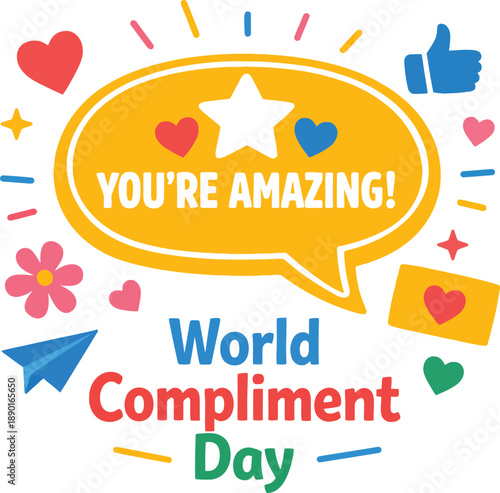 World Compliment Day Positive Words Appreciation 