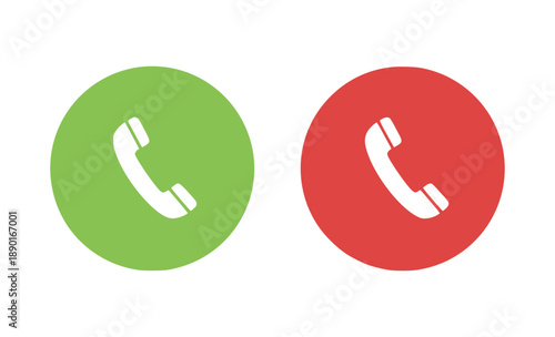 Vibrant Telephone Icons in Minimalist Style Conveying Energetic Mood