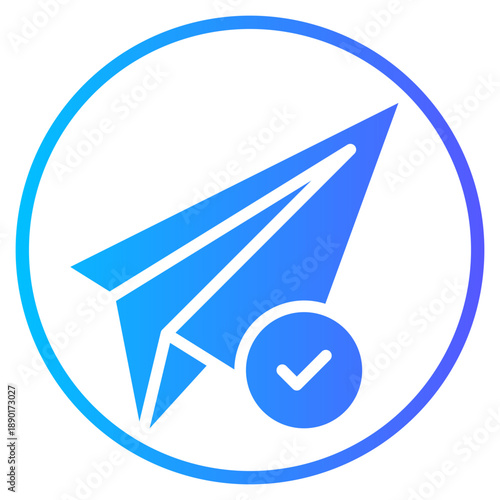 send message gradient icon