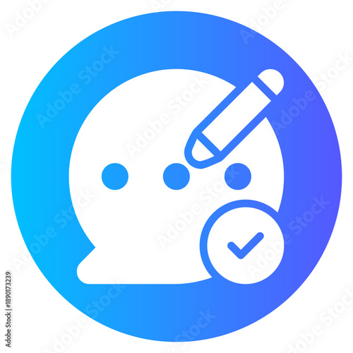 comment gradient icon