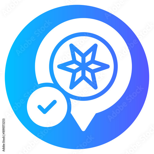 location gradient icon