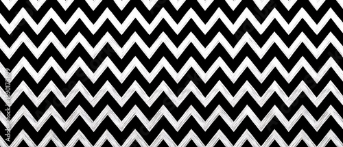 Zigzag pattern geometric background black white modern abstract chevron line minimal design texture creates strong visual rhythm and dynamic contrast