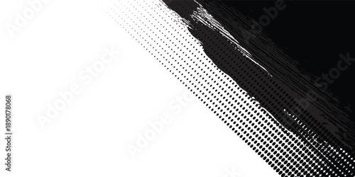 Fotografie halftone on white background