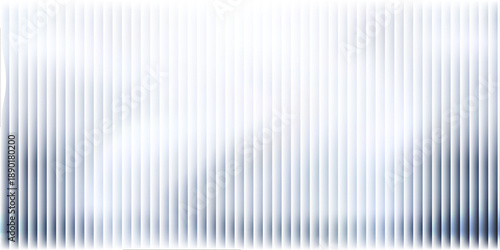 Vector ribbed glass texture background. Blue white grey green ribbed glass. Mesh gradient. acrylic ribbed bath surface. Reeded glass background semitransparent overlay. Bath wall window