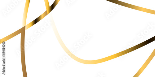 Golden swirl crown in abstract style on white background. Gold vector illustration isolated on white background. Abstract Multicolored lines on white background.