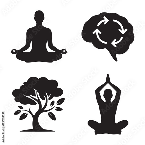 Mental reset clarity light silhouette for fresh perspective