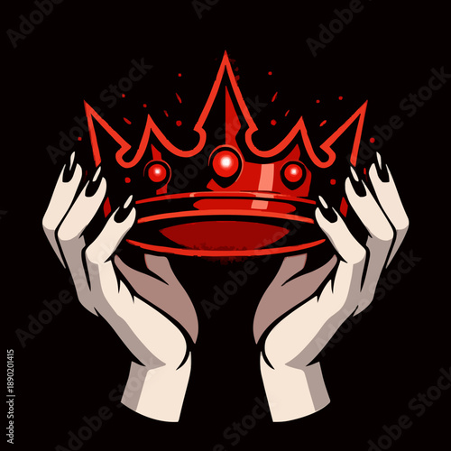 Crown with hand grip 